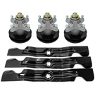 50" Deck Spindle & Blade Kit For Cub Cadet 618-04126, 618-04126A, 918-04125. Fixed Price $119.99.