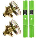 Spindle Low-lift Blade Kit For John Deere Inch Cut Deck STX38 Lawn Tractor. Fixed Price $89.95.