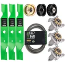 Deck Rebuild Kit Blade Spindle Belt Idler For Husqvarna Yth 25K54 26V54 Inch. Fixed Price $143.95.