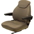 Fits Grasshopper Lawn Mower Seat Assembly - Various Models Brown Cloth. Fixed Price $449.00.