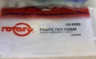 Rotary 9292 Foam Prefilter Kawasaki (A4). Fixed Price $7.00.