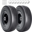 Simeiqi 2PACK X 4.10/3.50-4" Solid Pu Run-flat Tire Wheel Inches, Black. Fixed Price $69.99.