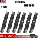 6PK #TCU15881 #M163983 #M128485 #M144196 60" Deck Blades For John Deere Mower. Fixed Price $96.99.