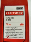 Mower Blade: Craftsman 71-33954, Stens 300-565, Oregon 195-072. Fixed Price $12.50.