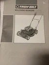 Troy-bilt Parts Catalog Mulching Mowers 22 Models 8654R/RS U2. Fixed Price $11.00.