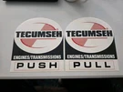 Tecumseh 696196 Dealership Door Push Pull Decal Kit Genuine Oem Nos. Fixed Price $14.99.