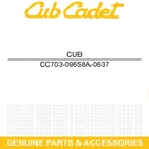 Cub Cadet 703-09658A-0637 Brake Cable Bracket Powder Black Tank 60 S Pro Lz. Fixed Price $21.26.