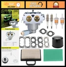 Carburetor Kit For 20-25HP V-twin Engine, Fits John Deere LA120 LA130 LA135. Fixed Price $53.99.