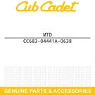 Mtd 683-04441A-0638 Hood Red Troy-bilt Pony Horse Bronco Tuffy TB42 TB2450. Fixed Price $313.46.