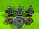 John Deere L120 L130 48" Mower Deck Spindles And Idler Pulleys. Fixed Price $89.95.