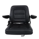 Adjustable Universal Lawn Mower Forklift Tractor Seat W/ Sliding Track & Armrest. Fixed Price $70.36.
