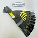 9 Repl Xht Hd Usa Blades Kubota K5647-34330 K5647-34340 For ZD326S ZD21F-60P 60". Fixed Price $138.06.