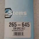 Stens Oem Spec Belt 265-645 For Murray 37X57 Compatible Replacement Part. Fixed Price $15.00.