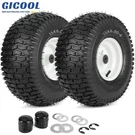 2-PACK 15X6.00-6 Rubber Pneumatic Tire And Wheel For Lawn Mower Garden Tractor. Fixed Price $69.99.