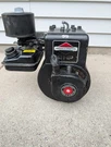 Low Hour Briggs & Stratton 2HP Horizontal Shaft Engine (runs Good) With Clutch. Fixed Price $185.00.