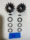 John Deere 14SB 14SE JX75 JE75 Pinion Gears, Snap Rings, Moon Keys Washers Used. Fixed Price $22.99.