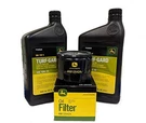 John Deere Original Equipment Oil Change Kit - (2) TY22029 + AM125424. Fixed Price $36.68.