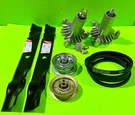 PR1842STC 42" Lawn Tractor Deck Rebuild Kit Blades Belt Pulleys Fits Poulan. Fixed Price $67.95.