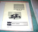 1996 National 68" Triplex 300 Reel Fairway Rough Mower Owner's Manual & Parts. Fixed Price $14.85.