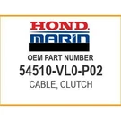 Honda Cable, Clutch 54510-VL0-P02 Oem New. Fixed Price $19.47.
