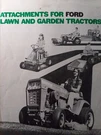 Ford Lt 75 Lgt 100 120 125 145 165 Lawn Garden Tractor Implements Sales Brochure. Fixed Price $47.99.