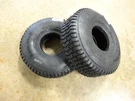 Two New 11X4.00-4 Carlstar (carlisle) Turf Saver Tires 5110271 W/free Stems. Fixed Price $44.00.