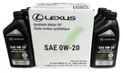 Lexus/toyota Motor Oil 0W-20 6 Qts In Case 00279-0WQTE0-1T. Fixed Price $59.00.