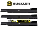 Mower Blades For Hustler 52" Raptor 603995 795526 783753 Made In The Usa. Fixed Price $35.90.
