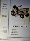 Sears LT/10 Lawn Tractor 502.250840 Owner & Parts Manual Murray Suburban Farm Hp. Fixed Price $109.95.
