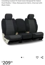 Coverking Custom Fit Seat Designed For Select Gmc Models: 1 Row. Fixed Price $110.00.