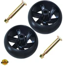 2 Pack 753-04856A Mower Deck Wheels Replaces Mtd Kit, C.... Fixed Price $25.60.