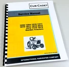Cub Cadet 1050 1204 1210 1211 Lawn Garden Tractor Service Repair Shop Manual. Fixed Price $18.97.