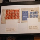 2 X Great Britain Caribou Airplane Imperial 1ST American Flight Aug 1939. Fixed Price $44.10.