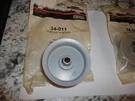 One Oregon Silver Streak 34-011 Mower Deck Flat Pulley, 1/4" Od X 3/8" Bore,. Fixed Price $12.00.