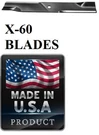 Usa Made Blades 60" Deck Gravely 20-1/2" X 5/8" 03253900, 046999, 08979600. Fixed Price $814.99.