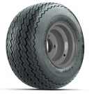 Set Of (4) Inch Gray Steel Wheels With Gtw Tires 18X8.5X8. Fixed Price $312.00.