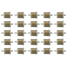 23002 (25) Fuel Filters 9611973 Fits Case-ih TR270B TV370B Purolator F20011. Fixed Price $154.99.