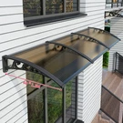 30-160" Window Awning Front Door Eaves Canopy Polycarbonate Roof Sun Shade Cover. Fixed Price $309.99.