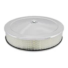 Hot Rod Chrome Steel Air Cleaner Kit 14" X 3" W/ Paper Filter For 4BBL Carbs -. Fixed Price $55.95.