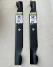 Maxpower 561715B Blade Set 38" Cut Craftsman Husqvarna Poulan 138497 127842. Fixed Price $34.99.