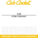 Cub Cadet IM-720853461 Strap Shoulder Sided Hedge Extended Double Clipper. Fixed Price $41.95.