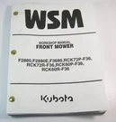 Kubota F2880E F3680 RCK72P-F36 Front Tractor Mower Service Shop Manual. Fixed Price $134.89.