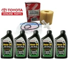 Pack Genuine Toyota Synthetic Motor Oil Sae 0W-20 + With Filter 04152-YZZA1. Fixed Price $58.90.