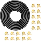1/4 Inch Id Fuel Line Hose 10FT + 20 Clamps For Small Gas Engines-free Ship. Fixed Price $15.84.