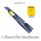 Sunbelt B1FE1061 21" Xht Mower Blades - Set Of 3. Fixed Price $48.49.