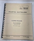 Deutz Allis Parts Catalog - Cord Heads N & Series Adjustable Row Khd. Fixed Price $29.70.