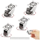 Compact Rubber Base Caster Wheels 1 Inch - Great For Cabinets & Furniture Moves. Fixed Price $19.77.