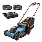 Senix 2X2 40V 18-IN Push Battery Walk Mower W/ (2) 4AH Batteries #LPPX2-M4. Fixed Price $305.90.