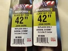 * Pk Maxpower - Mower Blades 42" Replace For GX20249, & GY20567. John Deer. Fixed Price $32.00.