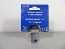Chicago Die Cast No. 606 Motor Shaft Arbor 1/2" X Thread Rh New. Fixed Price $18.99.